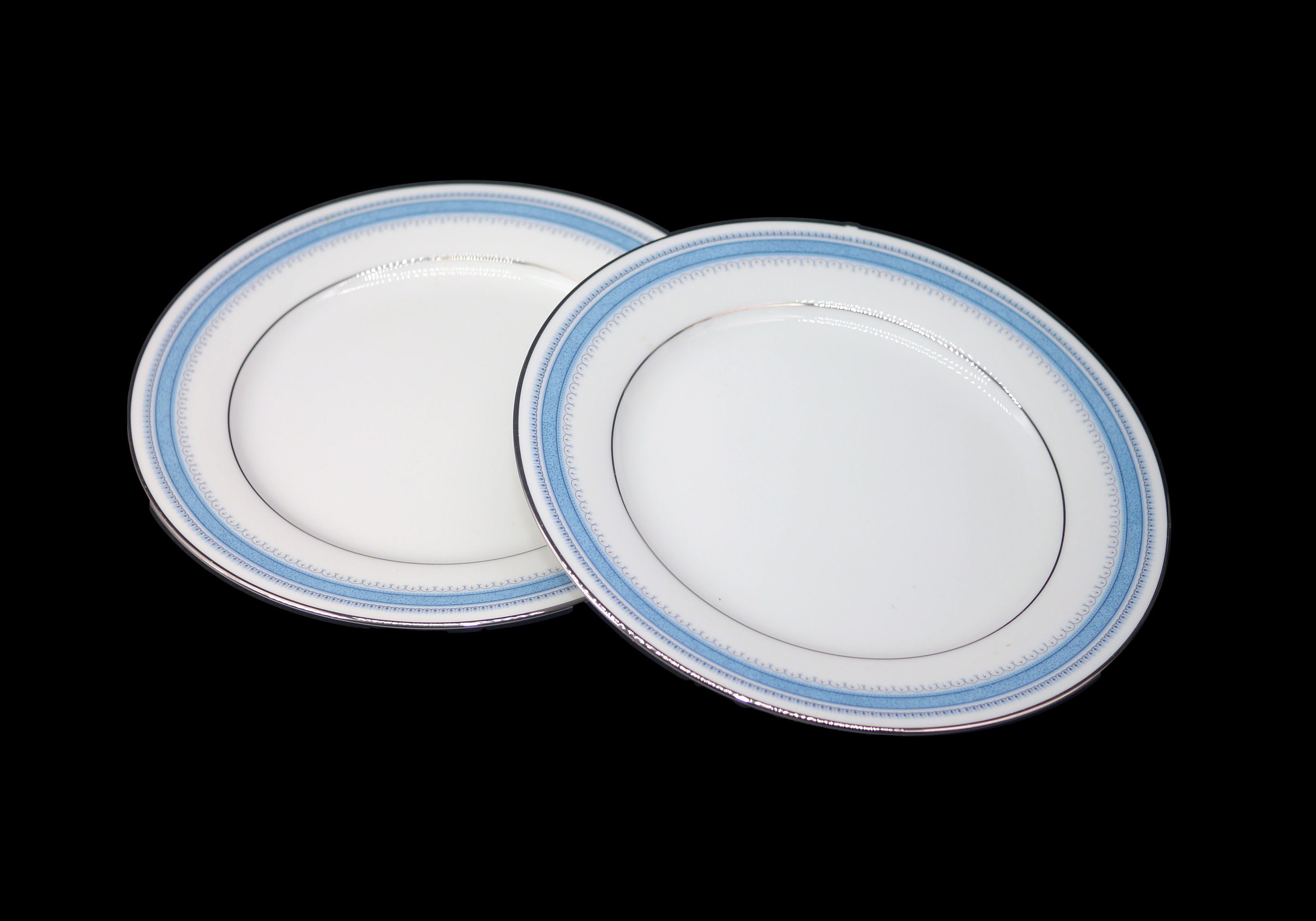 Pair of Noritake Pembroke 2892 salad or side plates made in the