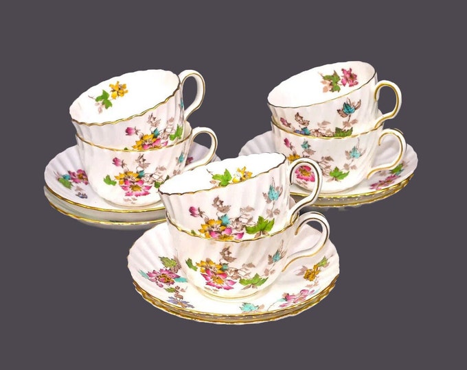 Minton Vermont S-365 bone china cup and saucer sets made in England. Choose quantity below.