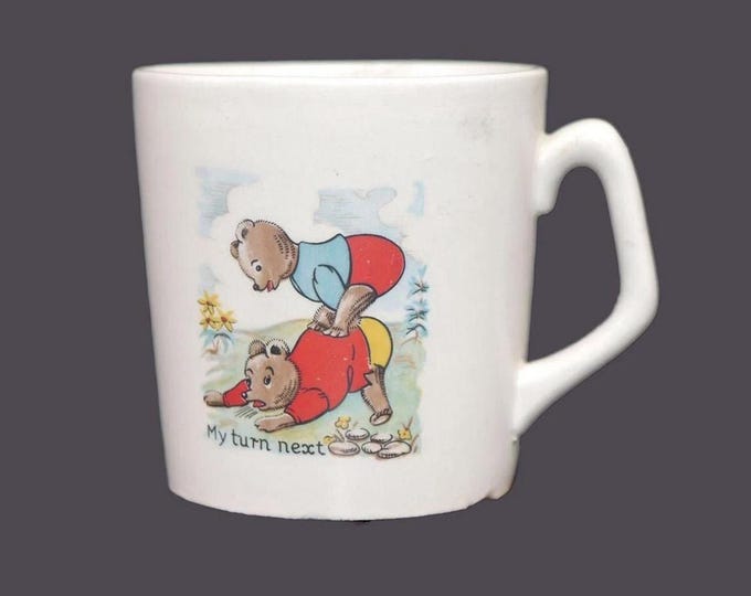 Antique Nursery Mug: Cartwright & Edwards Bear Pals, England