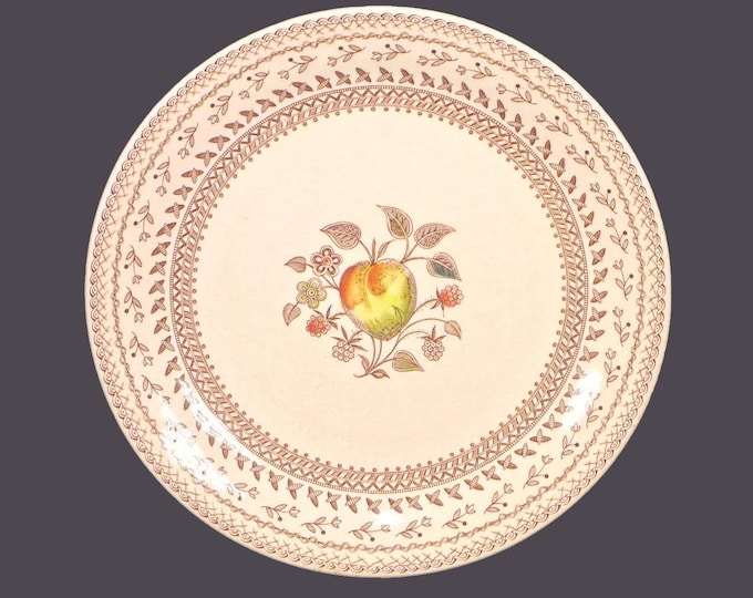 Johnson Brothers Fruit Sampler salad plate. Old Granite ironstone made in England. Sold individually.