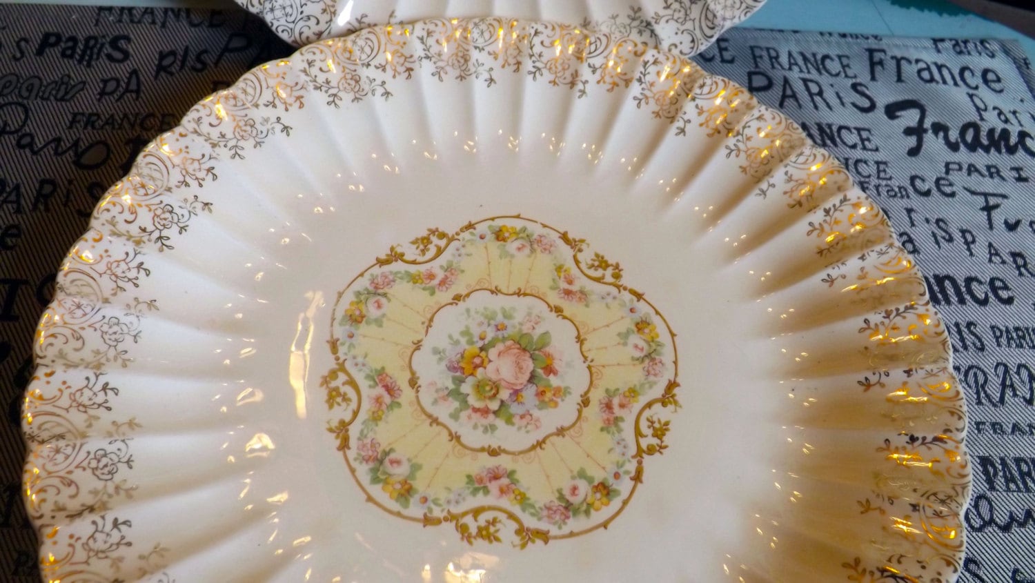 SOLD! PAIR of vintage (c.1930s) Aristocrat Imperial Ware ironstone