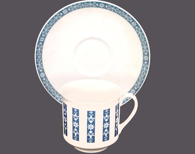 Royal Doulton Moonstone TC1023 cup and saucer set. Bone china made in England.