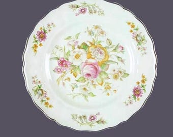 Vintage Grindley Kashmir luncheon plate. Royal Petal Marlborough England.