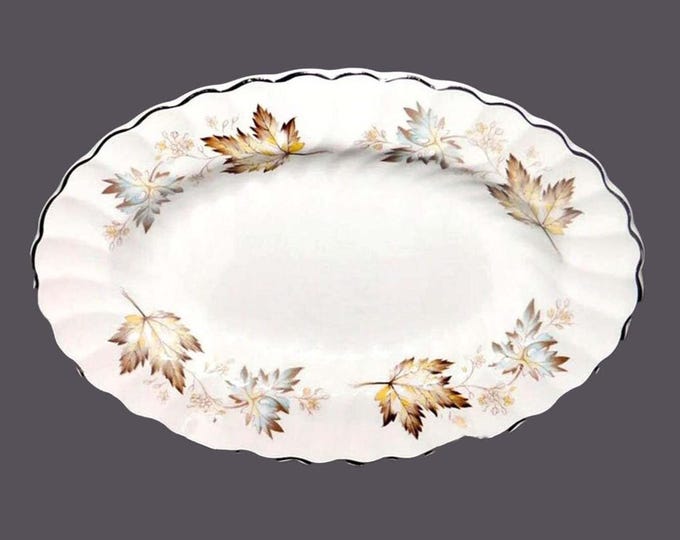 Myott L727 gravy boat under-plate only. China-Lyke ironstone made in England.