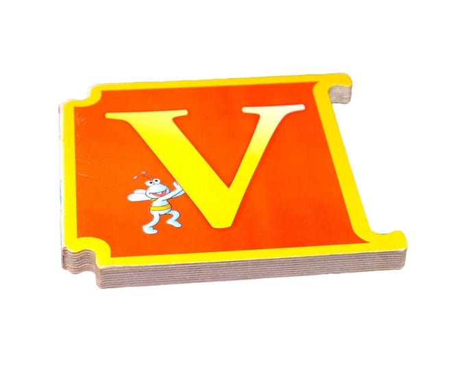 Sesame Street Letter V: Ernie and the Vacuum Salesman. ABCs Muppets Reader's Digest Young Families. Italy import.
