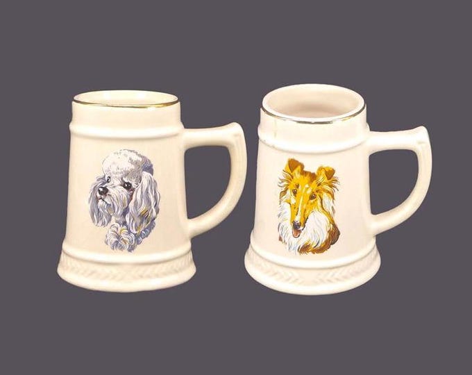 Sovereign Potters Man's Best Friend ceramic beer stein | tankard. Choice of Terrier or Collie.
