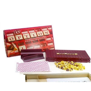 Vintage Option dubbelzijdig woordscrabblebordspel. Parker Brothers 1983-spel A238. Compleet.