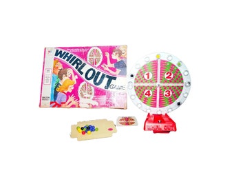 Whirl Out board game published 1971 Milton Bradley as game 4160. Made in USA. Complete.