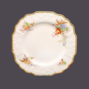 Myott Devon square dinner plate made in England. Flaw (see below).