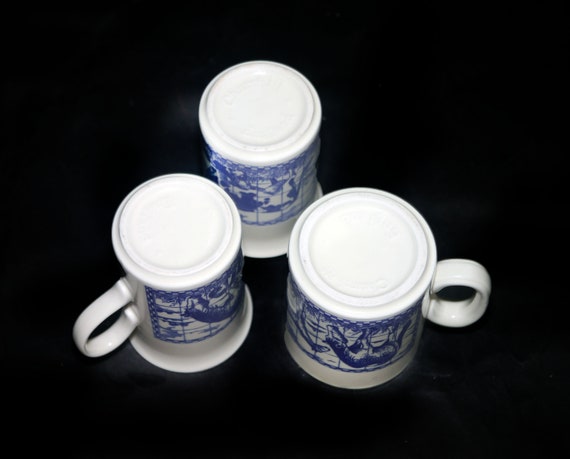 Tasse En Chine Fine Bone Bransby - Motif Chevaux, 3,75 Pouces Haut, 3,25 Pouces Diamètre, Occasion