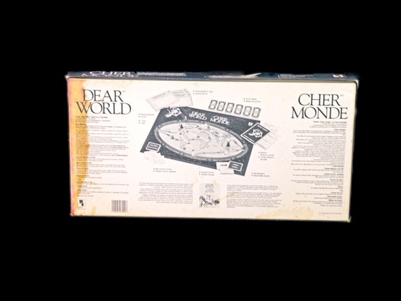 Vintage Dear World Board Game. 1988 Playtoy. Complete. - Etsy