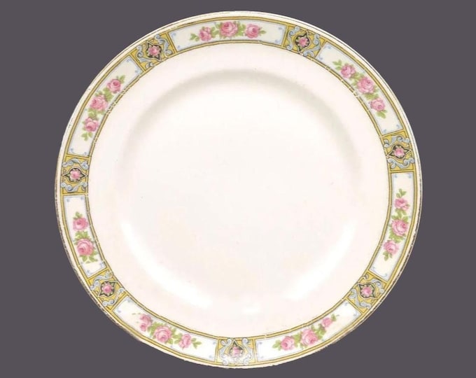 Antique Edwardian Age Alfred Meakin Clifton bread, dessert plate made in England. Flaws (see below).