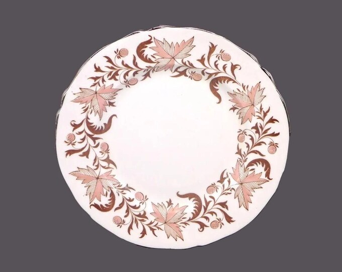 Grosvenor Bone China Rhapsody bread plate made in England. Sold individually.