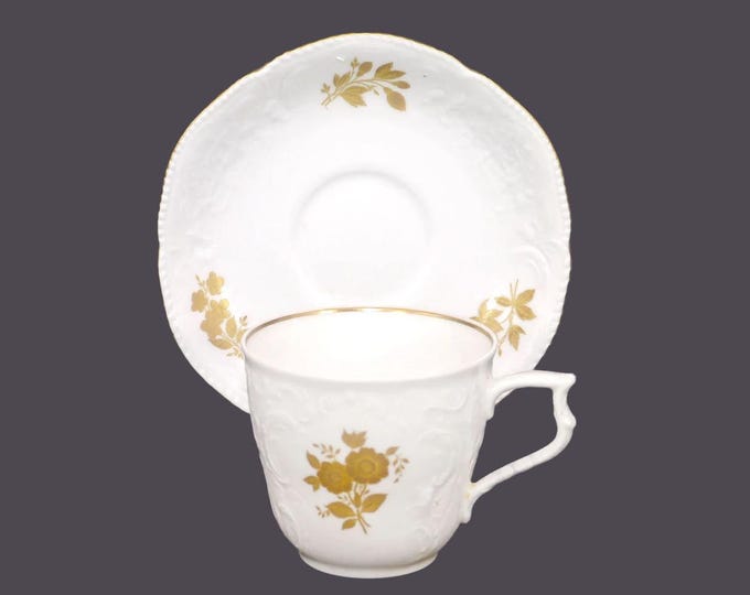 Rosenthal Classic Rose R2218 cup and saucer set. Classic Rose Sanssouci porcelain made in Germany.