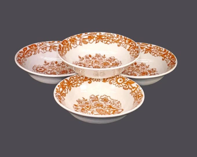 Four Broadhurst Richmond coupe cereal bowls made in England.
