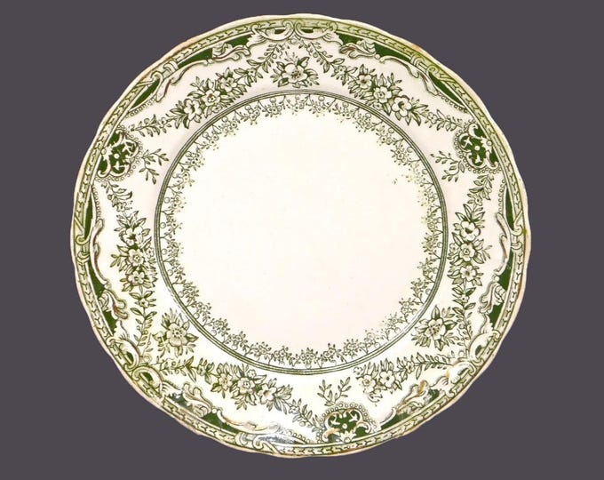 Antique British Canadian Crockery King Edward bread plate. Flaw (see below).