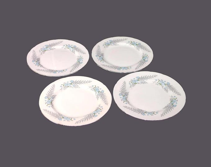 Four Paragon Finlandia bone china salad plates made in England.