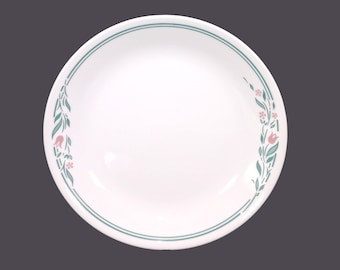 Vintage Corelle Rosemarie 8.5" plate. Vintage Corningware made USA