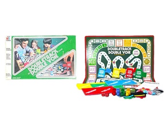 Doubletrack board game C4110 1981 Milton Bradley. Canadian English | French version. Complete.