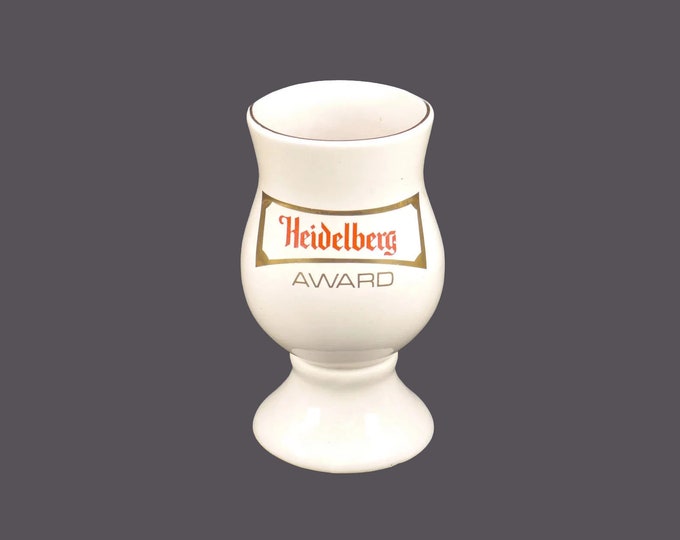 Heidelberg Award stemmed stoneware beer stein | beer goblet made in Canada by Laurentian Pottery.