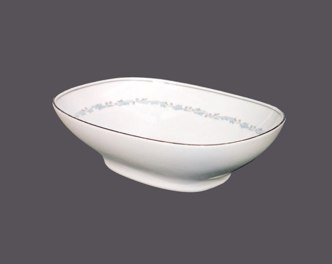 Noritake Brooklane 6112 oval serving bowl made in Japan.