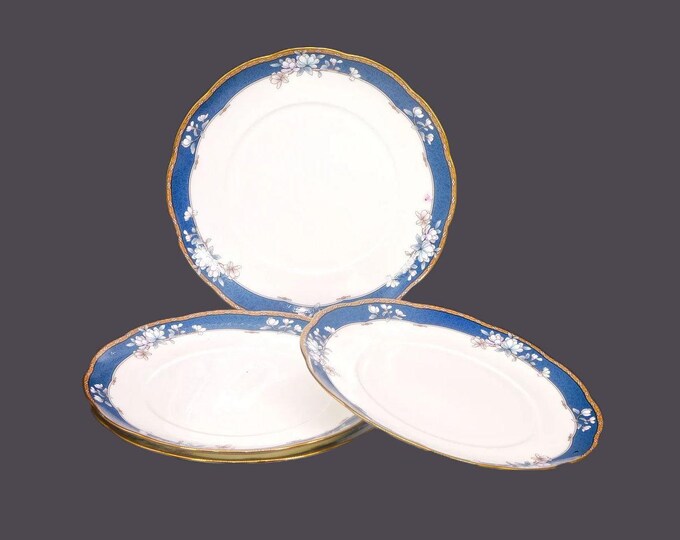 Four Noritake Sandhurst 9742 salad plates. Noritake Ivory China made in Japan.