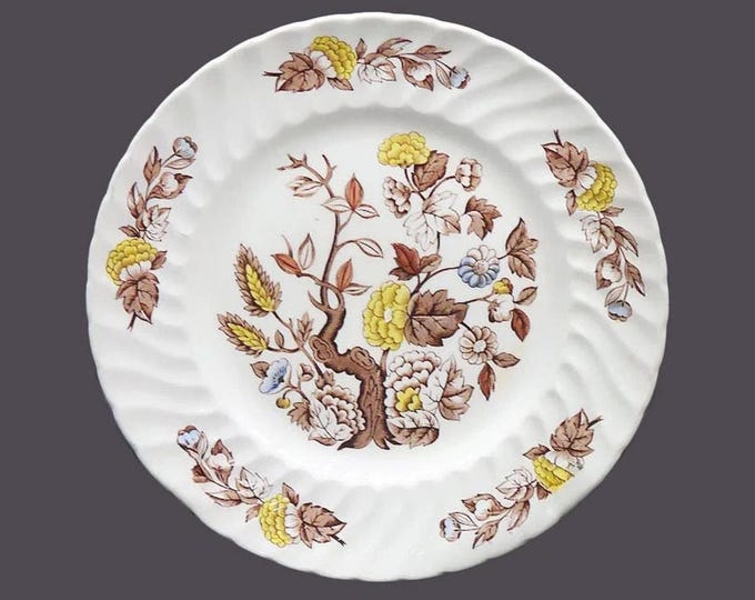Royal Wessex | Swinnertons Indian Tree Brown dinner plate made in England. Sold individually.