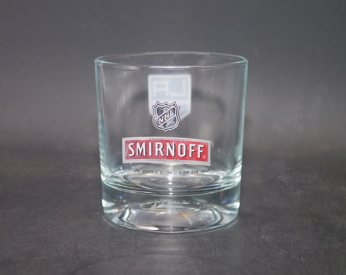 Smirnoff NHL Vodka glass for the LA Kings.