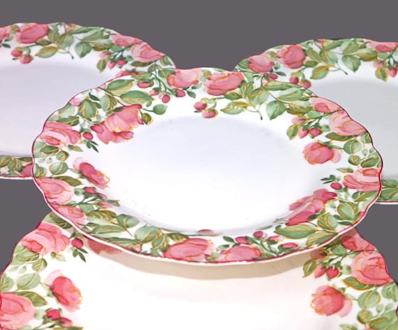 ✳︎✳︎ NIKKOニッコー プレート Vintage Nikko Precious 9303 Dinner Plates. Japan. Set of 4. Flaw