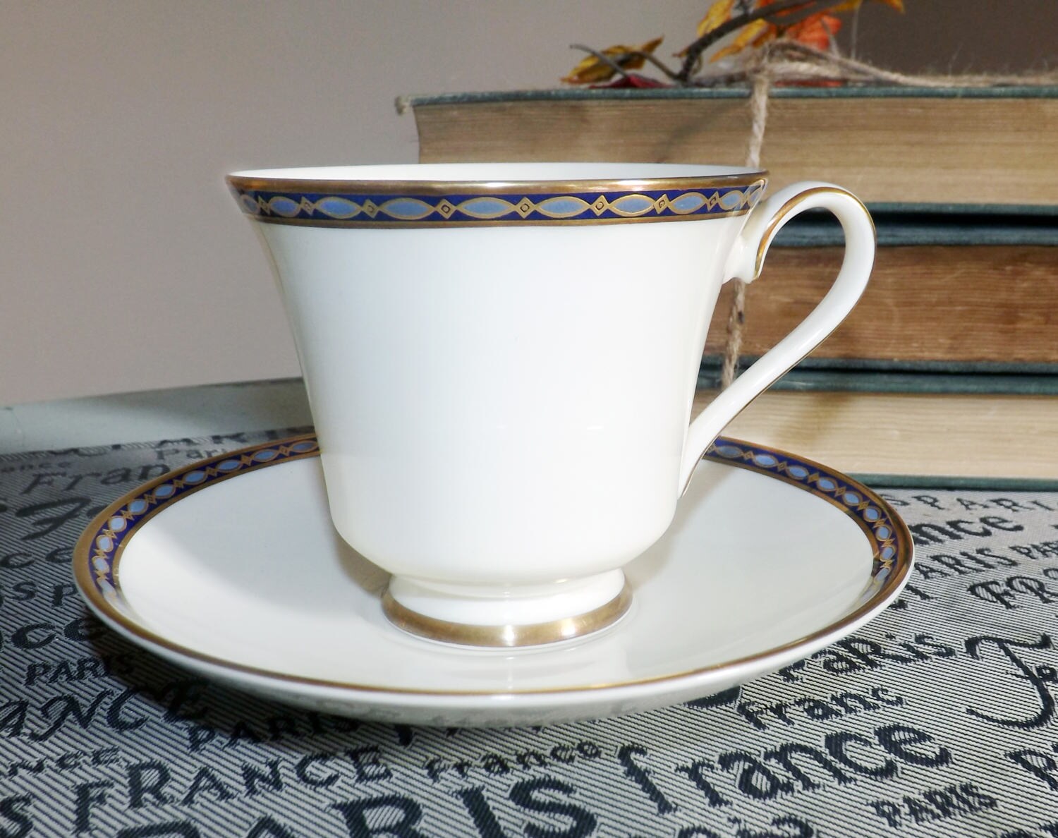 Vintage (1980s) Minton St. James tea set (footed cup with matching