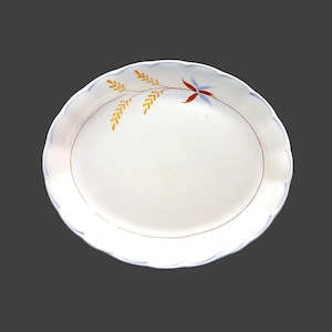 Vintage Grindley GRI207 oval platter. Creampetal ironstone made in England.