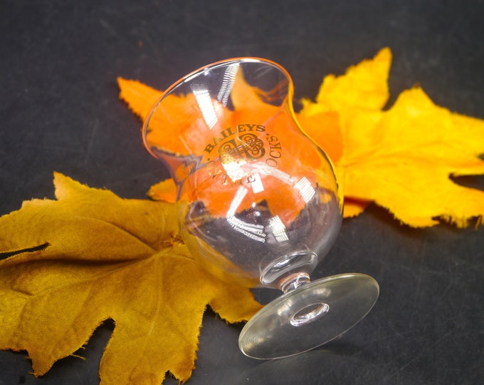 Bailey's Irish Cream stemmed liqueur glass.