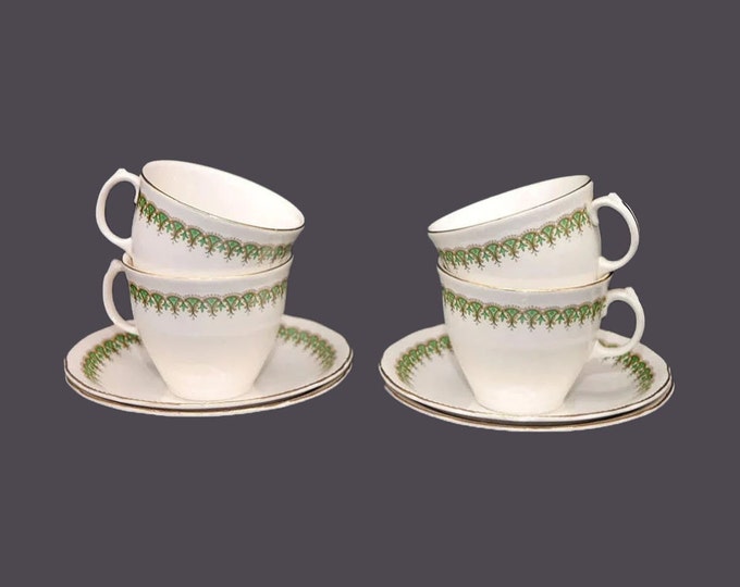 PPC Cobridge | Portland Pottery Nobility art-deco cup and saucer sets made in England. Choose quantity below.