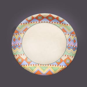 Vintage Villeroy & Boch La Paz Platter: Portugal Geometric Coupe Plate