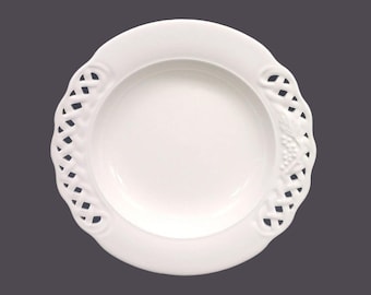 Pier 1 PER14 Chef's favorite all-white rimmed soup bowl made in Italy. Sold individually.