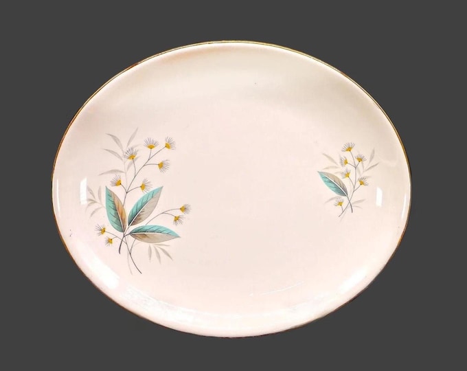 Swinnertons Fantasia | SW120 oval platter. Nestor Vellum Ironstone made in England.