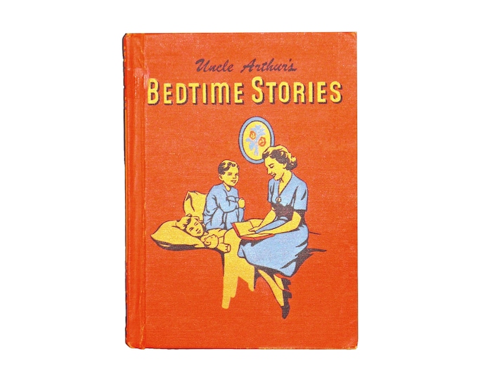 Children's hardcover book Uncle Arthur's Bedtime Stories Vol 5. Christian-themed kid lit. Review & Herald.