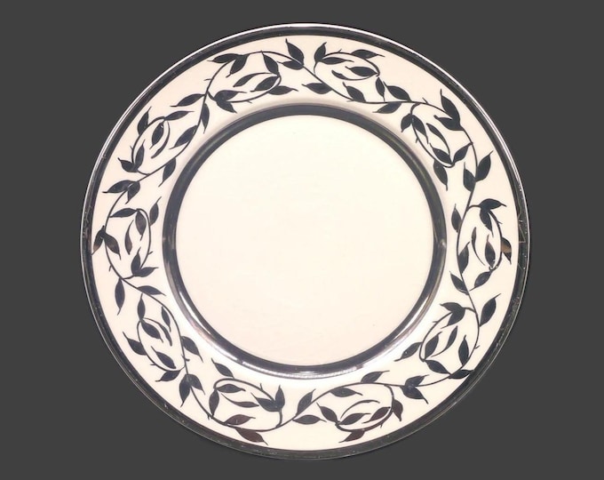 Myott Old Silver Luster 1505F dinner plate. Silver Lusterware made in England. Sold individually.