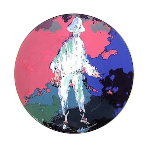 Royal Doulton Pierrot limited-edition, numbered collector plate based on artwork of Le Roy Neiman. Commedia Dell’Arte series.