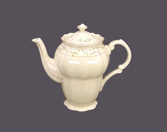 Royal Doulton Somerset LS1048 five-cup stoneware coffee pot. Lambethware Stoneware made in England.