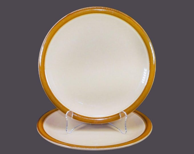 Pair of TG Green Granville stoneware luncheon plates made in England.