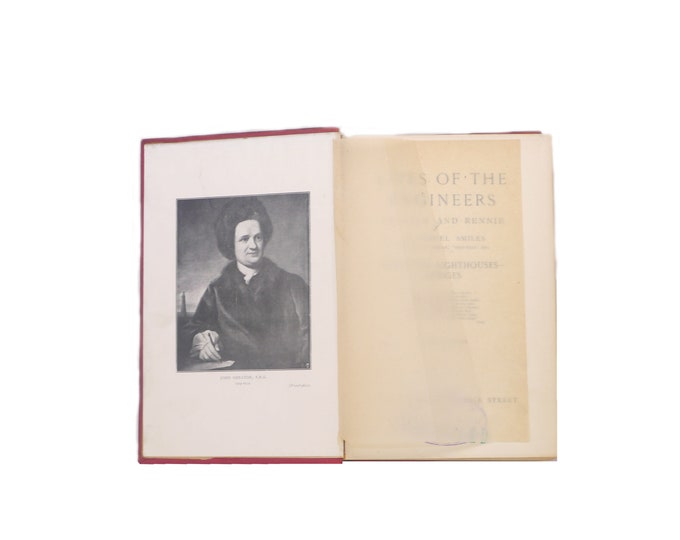 Antiquarian book Samuel Smiles Lives of the Engineers: Smeaton & Rennie.