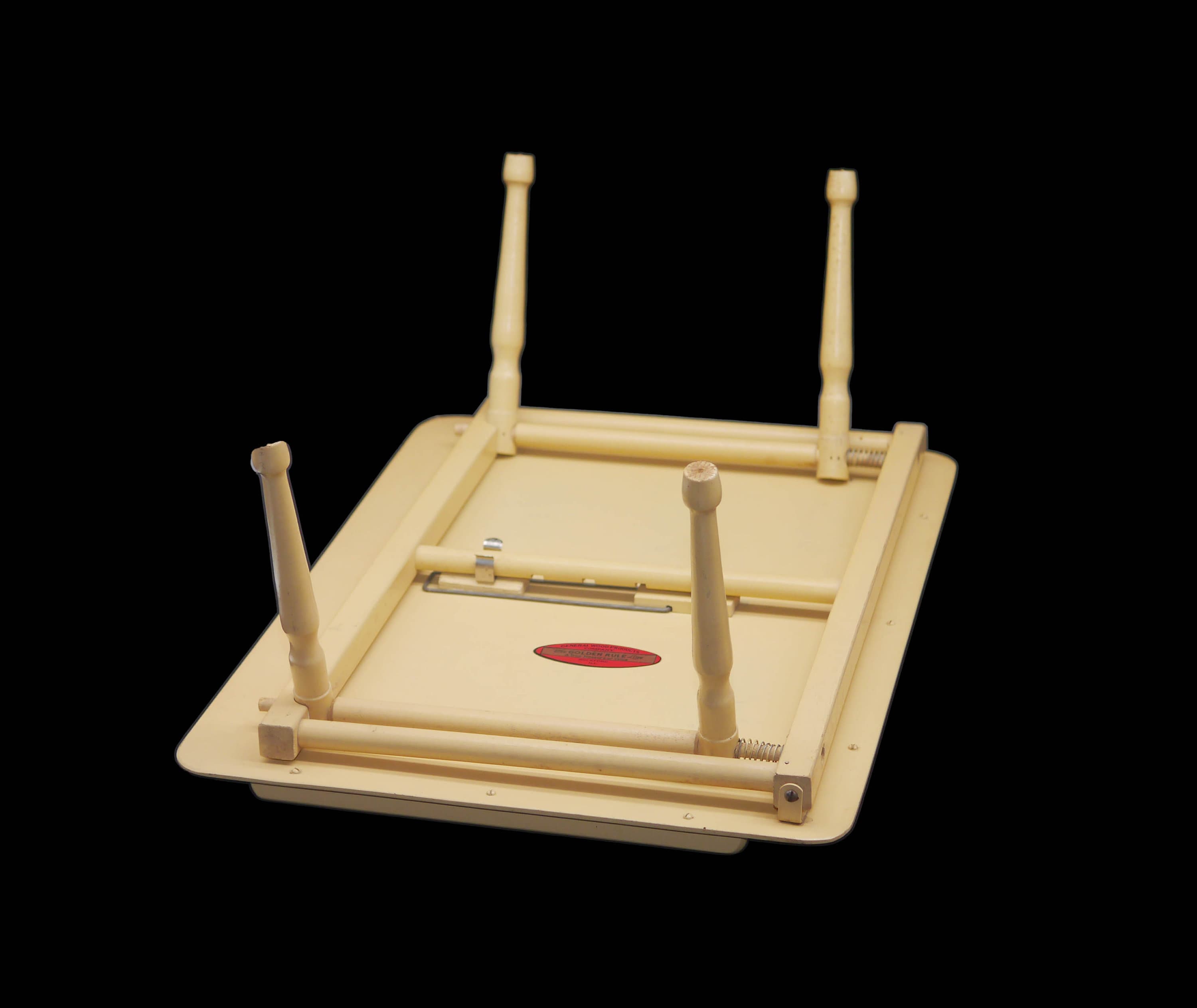 Home & Living Yellow Folding Lap Tray Reading Tray Breakfast Tray