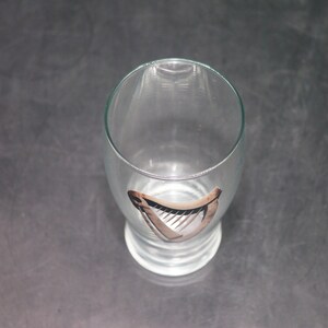 Vintage Guinness Harp logo pint beer glass. image 4