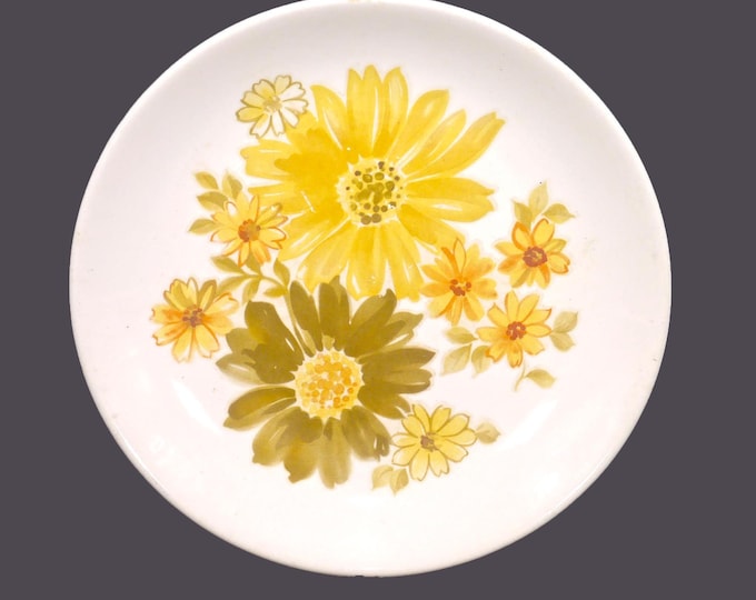 Crown Lynn Topaz bread, dessert plate made in New Zealand. Sold individually.