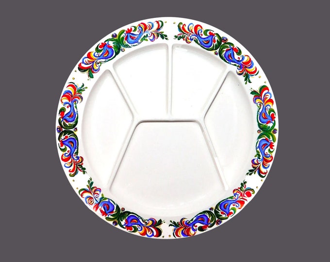Villeroy & Boch VIL129 divided fondue plate made in Luxembourg.