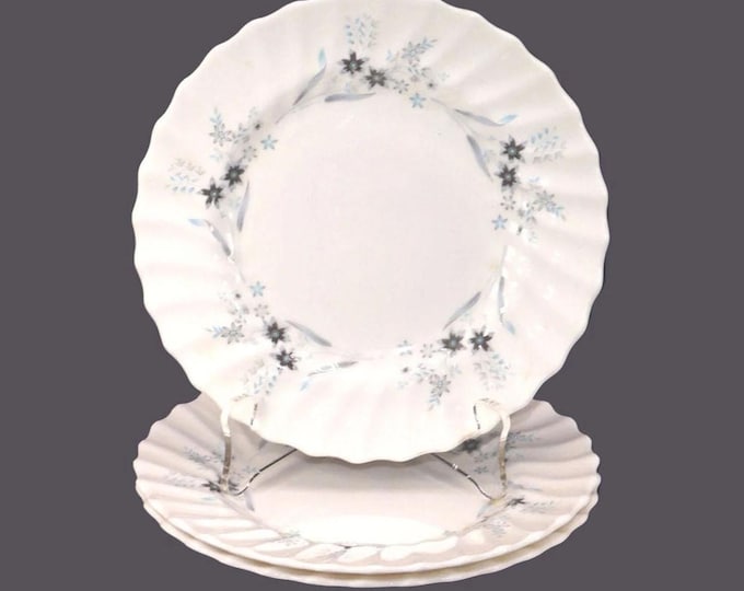 Three Royal Doulton Millefleur H4953 bread, dessert plates. Bone china made in England.