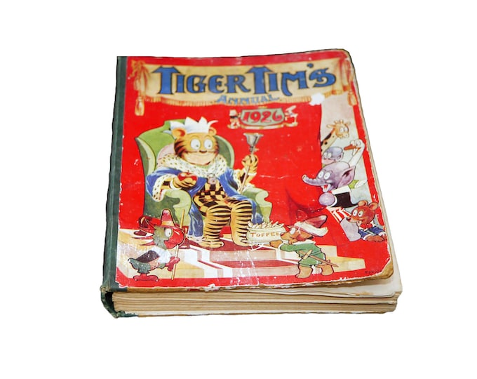 Tiger Tim's 1926 Annual children's book. Amalgamated Press UK.