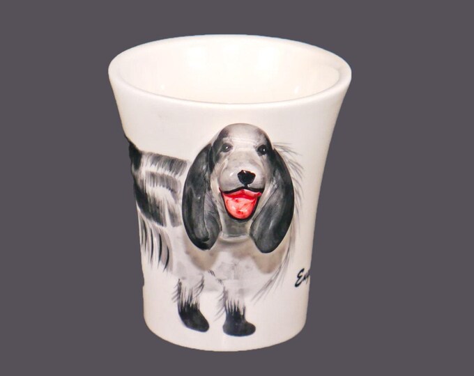 My Best Friend series hand-painted, ceramic 3D coffee or tea mug. English Cocker Spaniel.