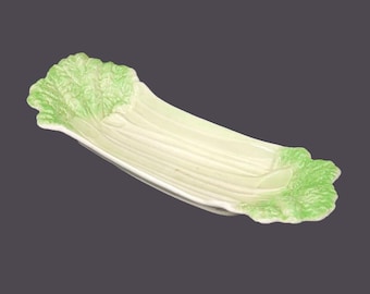 Vintage Royal Winton Rhubarb Relish Dish: England, Mid-Century Figural Serving Piece